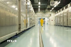 Bên trong cơ sở hạt nhân Fordow của Iran. (Ảnh: EPA/TTXVN)