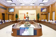 Một phiên họp của Ủy ban Thường vụ Quốc hội. (Ảnh: Doãn Tấn/TTXVN)