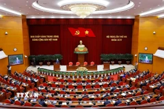 Phiên bế mạc Hội nghị lần thứ hai Ban Chấp hành Trung ương Đảng khoá XIV. (Ảnh: Doãn Tấn/TTXVN)