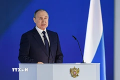 Tổng thống Nga Vladimir Putin. (Ảnh: THX/TTXVN)