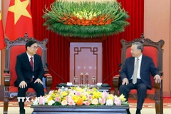 Tổng Bí thư Tô Lâm tiếp ông Lee Jong Seok, Giám đốc Cơ quan tình báo quốc gia Hàn Quốc. (Ảnh: Thống Nhất/TTXVN)