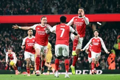 Arsenal vào bán kết League Cup sau trận thắng căng thẳng. (Nguồn: Getty Images)