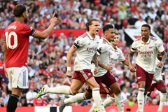 Arsenal đánh bại Manchester United ngay tại Old Trafford. (Nguồn: Getty Images)