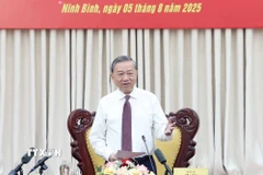 Tổng Bí thư Tô Lâm phát biểu chỉ đạo. (Ảnh: Thống Nhất/TTXVN)