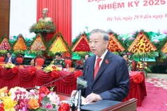 Tổng Bí thư Tô Lâm phát biểu chỉ đạo. (Ảnh: Thống Nhất/TTXVN)