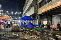 Hình ảnh ở Cebu sau khi xảy ra động đất. (Nguồn: Anadolu)