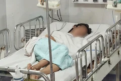 Bệnh nhi L.T.Y.V tại Bệnh viện Bệnh Nhiệt đới Thành phố Hồ Chí Minh.