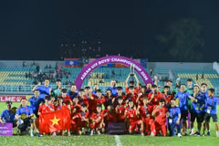 U17 Việt Nam quyết giành vé dự World Cup sau chức vô địch Đông Nam Á. (Nguồn: VFF)