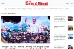 Chuyên trang Báo ảnh Dân tộc và Miền núi (tiếng Việt).