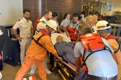 Du khách Đức được ứng cứu kịp thời.