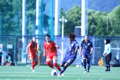 U17 nữ Việt Nam chia điểm với U17 nữ Thái Lan trong ngày ra quân. (Nguồn: VFF)