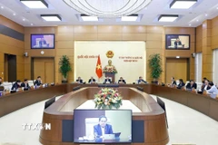 Quang cảnh Phiên họp thứ 51 của Ủy ban Thường vụ Quốc hội. (Ảnh: Doãn Tấn/TTXVN)