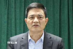 Bị can Nguyễn Thanh Phong, nguyên Cục trưởng Cục An toàn thực phẩm, Bộ Y tế. (Ảnh: TTXVN phát)