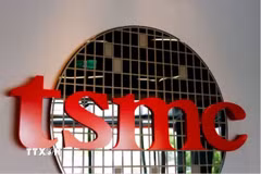 Biểu tượng của TSMC tại Viện sáng chế ở Hsinchu, Đài Loan (Trung Quốc), ngày 29/5/2024. (Ảnh: Reuters/TTXVN)