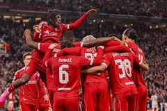 Liverpool ngược dòng vào tứ kết Champions League. (Nguồn: X)