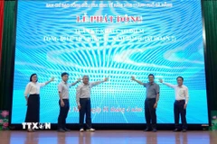 Nghi thức phát động “Tuần kê khai cao điểm” Tổng điều tra kinh tế năm 2026 tại thành phố Đà Nẵng. (Ảnh: Quốc Dũng/TTXVN)
