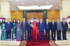 Các đại biểu tham dự Hội nghị công bố Quyết định của Bộ Chính trị về công tác tổ chức và cán bộ. (Ảnh: Phương Hoa/TTXVN)