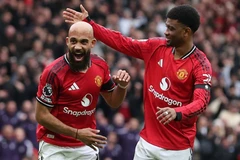 M.U thắng trận thứ tư liên tiếp ở Premier League.