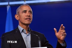 Cựu Tổng thống Mỹ Barack Obama. (Ảnh: AFP/TTXVN)