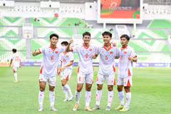 U19 Việt Nam không thua U19 Indonesia ở lượt cuối là giành vé bán kết. (Nguồn: VFF)