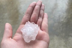 Nghệ An: Dông lốc kèm mưa đá tại xã miền núi Quỳ Châu