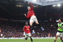 Benjamin Sesko tỏa sáng giúp M.U thắng kịch tính. (Nguồn: Getty Images)