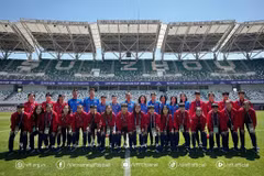 U17 nữ Việt Nam tự tin bước vào trận tứ kết với U17 nữ Australia. (Nguồn: VFF)