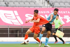 Tuyển Việt Nam vượt qua Yongin FC ở trận đấu thứ 2 tại Hàn Quốc. (Nguồn: VFF)