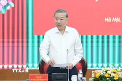 Tổng Bí thư Tô Lâm chủ trì làm việc với Ủy ban Kiểm tra Trung ương. (Ảnh: Thống Nhất/TTXVN)