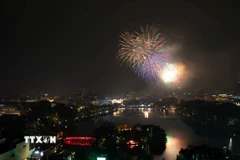 Đêm giao thừa, Bắc Bộ và Trung Bộ có mưa vài nơi. (Ảnh: Lê Đông/TTXVN)