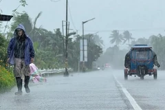 Philippines đã ra lệnh đóng cửa các trường học và công sở trong bối cảnh siêu bão Ragasa đang di chuyển nhanh. (Nguồn: Getty Images)