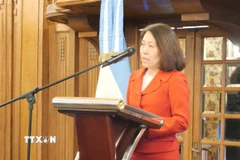 Đại sứ Việt Nam tại Argentina, Ngô Minh Nguyệt. (Ảnh: Diệu Hương/TTXVN)
