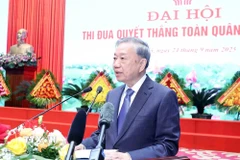 Tổng Bí thư Tô Lâm phát biểu. (Ảnh: Thống Nhất/TTXVN)