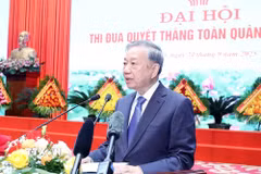 Tổng Bí thư Tô Lâm phát biểu. (Ảnh: Thống Nhất/TTXVN)