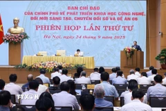 Thủ tướng Phạm Minh Chính chủ trì phiên họp. (Ảnh: Dương Giang/TTXVN)