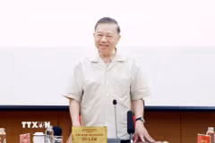 Tổng Bí thư, Chủ tịch nước Tô Lâm phát biểu. (Ảnh: Thống Nhất/TTXVN)