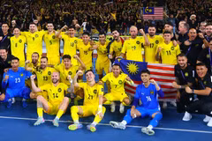 Hình ảnh Tuyển Malaysia sau trận thắng Tuyển Việt Nam. (Nguồn: AFC)