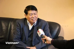 Ông Nguyễn Đức Thắng, Chủ tịch CLB Văn nghệ Tháng Mười. (Ảnh: Thu Hằng/Vietnam+)