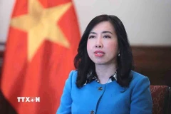 Thứ trưởng Bộ Ngoại giao Lê Thị Thu Hằng. (Ảnh: An Đăng/TTXVN)