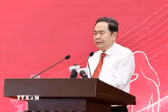 Chủ tịch Quốc hội Trần Thanh Mẫn phát biểu. (Ảnh: Doãn Tấn/TTXVN)