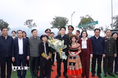 Chủ tịch nước Lương Cường dự Lễ phát động “Tết trồng cây đời đời nhớ ơn Bác Hồ.” (Ảnh: Lâm Khánh/TTXVN)