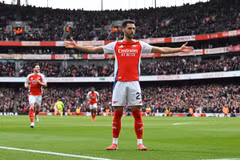 Mikel Merino tỏa sáng mang chiến thắng về cho Arsenal. (Nguồn: Getty Images)