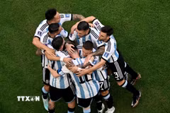 Argentina sẵn sàng cho hành trình bảo vệ ngôi vương. (Ảnh: AFP/TTXVN)