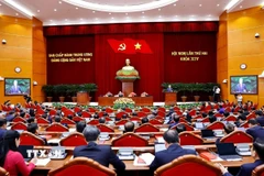 Tổng Bí thư Tô Lâm phát biểu khai mạc Hội nghị lần thứ hai Ban Chấp hành Trung ương Đảng khóa XIV. (Ảnh: Doãn Tấn/TTXVN)