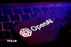 Biểu tượng của OpenAI. (Ảnh: Reuters/TTXVN)