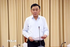 Thường trực Ban Bí thư Trần Cẩm Tú. (Ảnh: Văn Điệp/TTXVN)