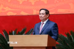 Thủ tướng Phạm Minh Chính phát biểu chỉ đạo Hội nghị. (Ảnh: Phạm Kiên/TTXVN)