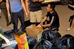 Phát hiện đối tượng vận chuyển hơn 260kg pháo hoa nổ trái phép