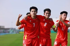 U23 Việt Nam đang có lợi thế lớn trong cuộc cạnh tranh vé tứ kết. (Nguồn: AFC)