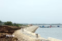Khu dân cư Tam Quang, xã Núi Thành, thành phố Đà Nẵng đang thiếu mặt bằng. (Ảnh: Trần Tĩnh/TTXVN)